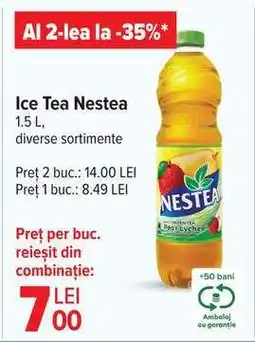 Carrefour Ice tea Nestea Ofertă