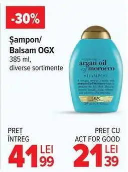 Carrefour Șampon/balsam OGX Ofertă
