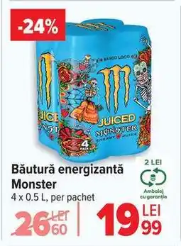 Carrefour Băutură energizantă Monster Ofertă