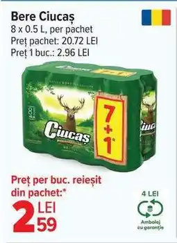 Carrefour Bere Ciucaș Ofertă
