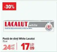 Carrefour Pastă de dinți White Lacalut Ofertă