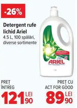 Detergent rufe lichid, Ariel