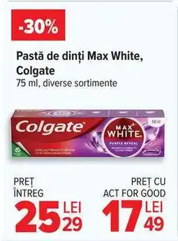 Carrefour Pastă de dinți Max White Colgate Ofertă