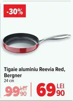 Carrefour Tigaie aluminiu Reevia Red, Bergner Ofertă