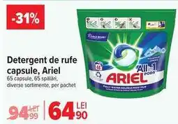 Carrefour Detergent de rufe capsule Ariel Ofertă