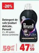Carrefour Detergent de rufe țesături delicate, Perwoll Ofertă