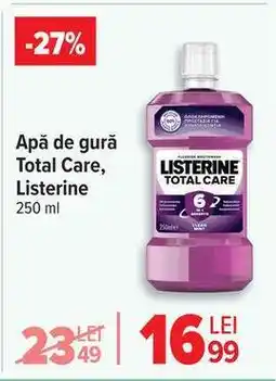 Carrefour Apă de gură Total Care Listerine Ofertă