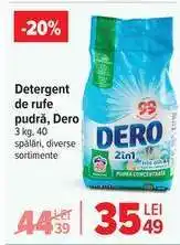 Carrefour Detergent de rufe pudră Dero Ofertă