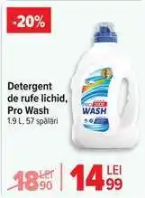 Carrefour Detergent de rufe lichid, Pro Wash Ofertă