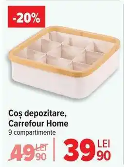 Carrefour Coș depozitare, Carrefour Home Ofertă