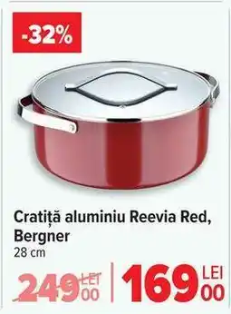 Carrefour Cratiță aluminiu Reevia Red, Bergner Ofertă