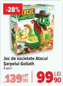 Carrefour Joc de societate Atacul Sarpelui Goliath Ofertă