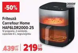 Carrefour Friteuză Carrefour Home HAF6LDR2000-25 Ofertă