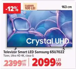 Carrefour Televizor Smart LED Samsung 65U7022 Ofertă