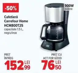 Carrefour Cafetieră Carrefour Home HCM800T25 Ofertă
