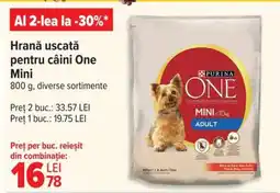 Carrefour Hrană uscată pentru câini One Mini Ofertă