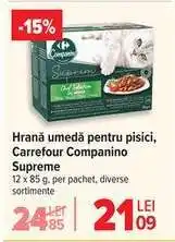 Carrefour Hrană umedă pentru pisici, Carrefour Companino Supreme Ofertă