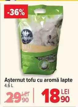 Carrefour Asternut tofu cu aromă lapte Ofertă