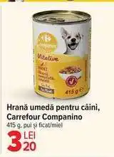 Carrefour Hrană umedă pentru câini Carrefour Companino Ofertă