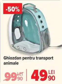 Carrefour Ghiozdan pentru transport animale Ofertă