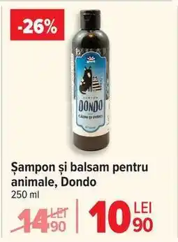 Carrefour Șampon și balsam pentru animale, Dondo Ofertă