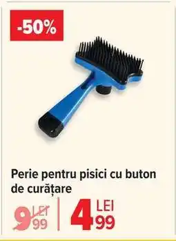 Carrefour Perie pentru pisici cu buton de curățare Ofertă