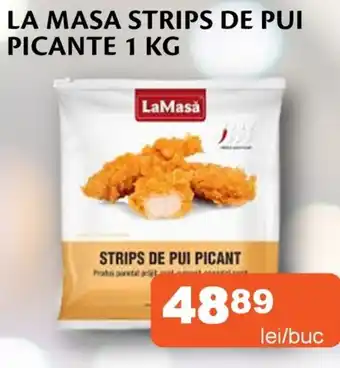 La masa strips de pui picante