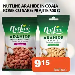 Unicarm Nutline arahide in coaja rosie cu sare/prajite Ofertă