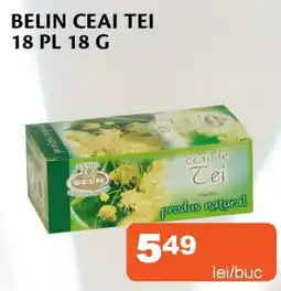 Unicarm Belin ceai tei 18 PL Ofertă