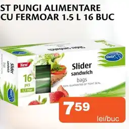 Unicarm St pungi alimentare cu fermoar Ofertă