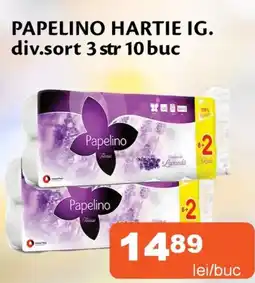 Unicarm Papelino hartie IG. Ofertă