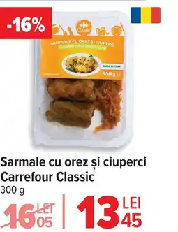 Carrefour Market Sarmale cu orez şi ciuperci Carrefour Classic Ofertă