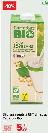 Carrefour Market Băutură vegetală UHT din soia, Carrefour Bio Ofertă