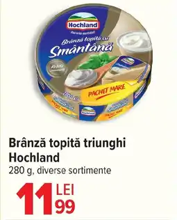 Carrefour Market Brânză topită triunghi Hochland Ofertă