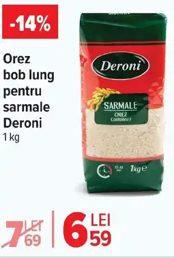 Carrefour Market Orez bob lung pentru sarmale Deroni Ofertă