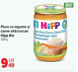 Carrefour Market Piure cu legume și carne vitǎ/curcan Hipp Bio Ofertă
