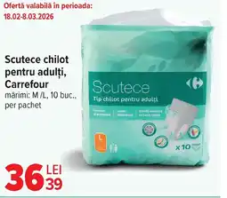 Carrefour Market Scutece chilot pentru adulți, Carrefour Ofertă
