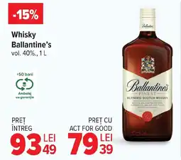Carrefour Market Whisky Ballantine's Ofertă