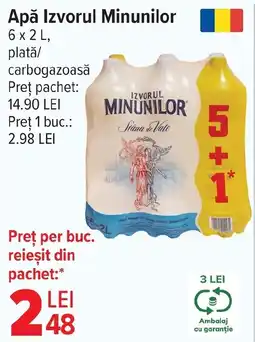 Carrefour Market Apǎ Izvorul Minunilor Ofertă