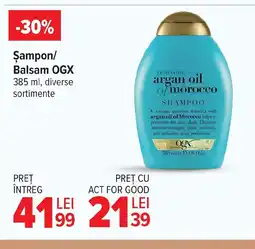 Carrefour Market Şampon/ Balsam OGX Ofertă