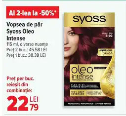 Carrefour Market Vopsea de păr Syoss Oleo Intense Ofertă