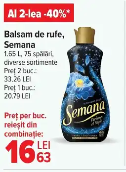 Carrefour Market Balsam de rufe, Semana Ofertă