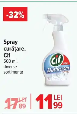 Carrefour Market Spray curățare, Cif Ofertă