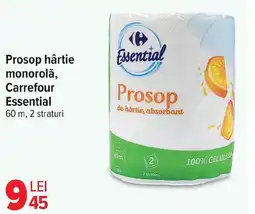 Carrefour Market Prosop hârtie monorolǎ, Carrefour Essential Ofertă
