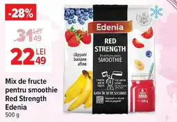 Carrefour Market Mix de fructe pentru smoothie Red Strength Edenia Ofertă