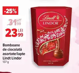 Carrefour Market Bomboane de ciocolată asortate/lapte Lindt Lindor Ofertă