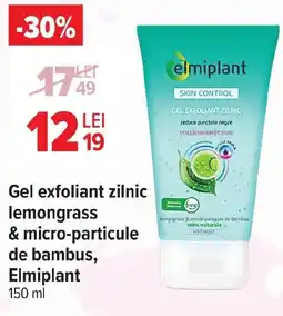 Carrefour Market Gel exfoliant zilnic lemongrass & micro-particule de bambus, Elmiplant Ofertă