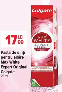 Carrefour Market Pastă de dinți pentru albire Max White Expert Original, Colgate Ofertă