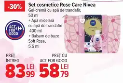 Carrefour Market Set cosmetice Rose Care Nivea Ofertă