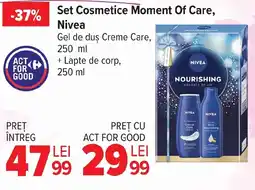 Carrefour Market Set Cosmetice Moment Of Care, Nivea Ofertă